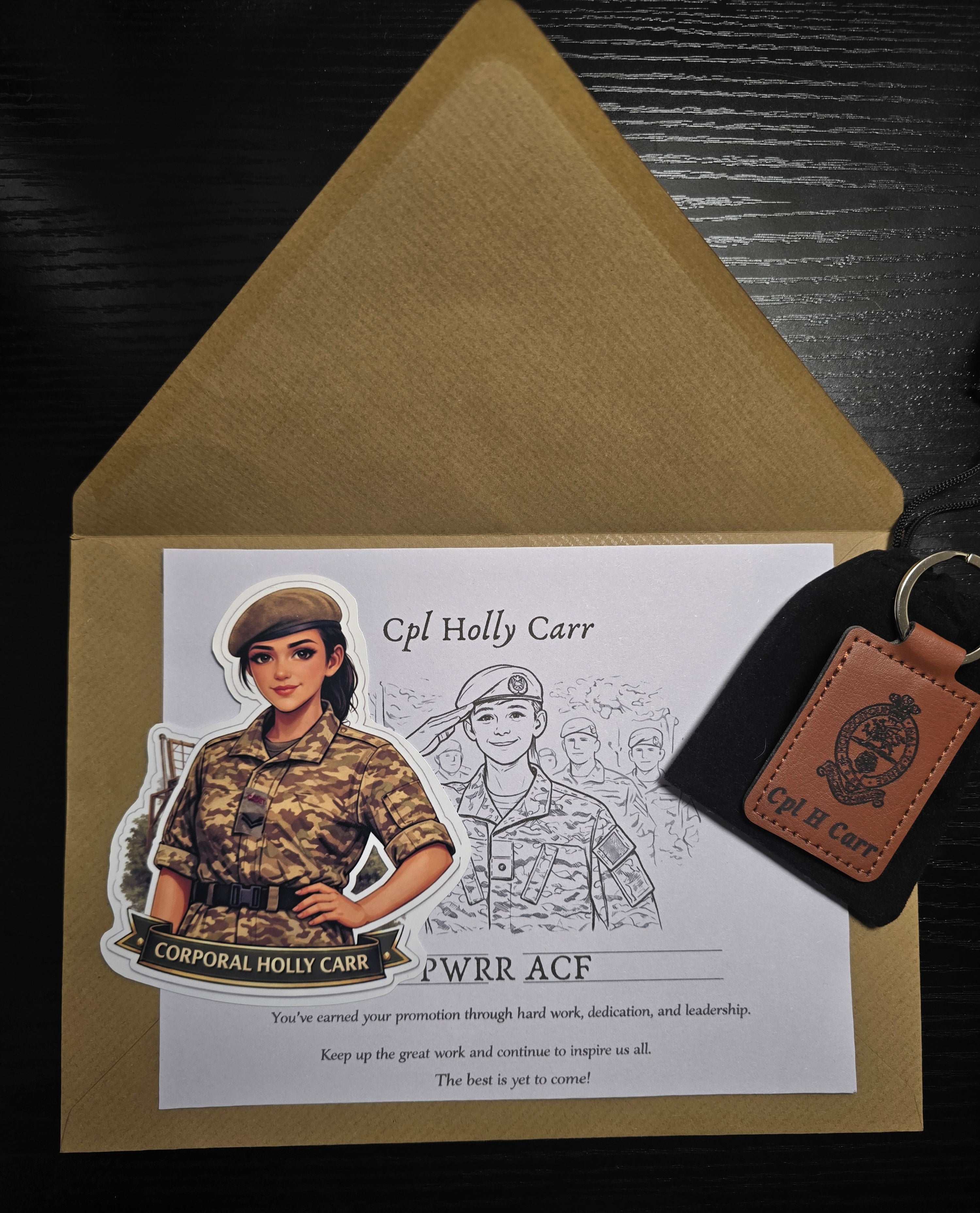 Army Cadet Force Promotion Gift