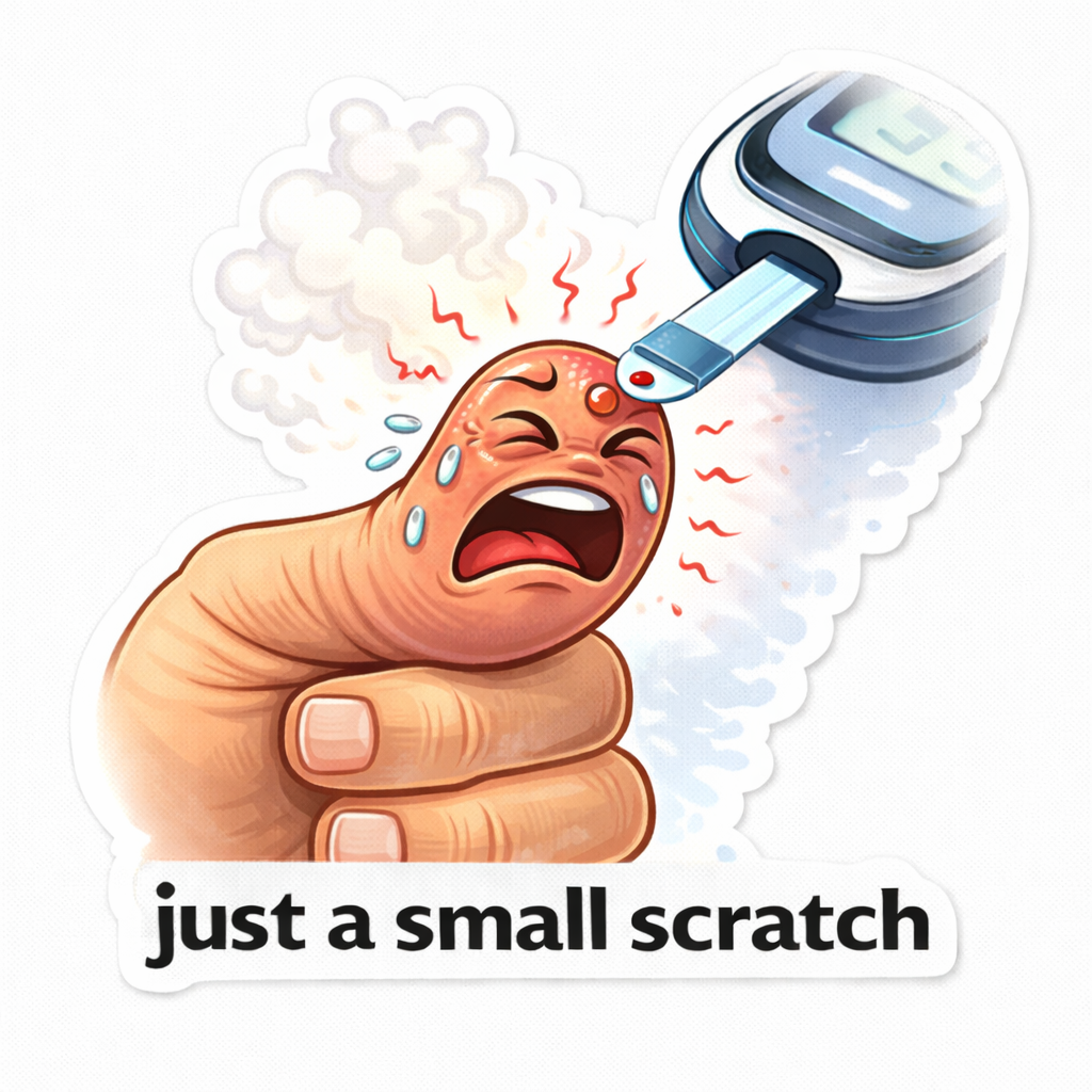 Ambulance Humour – Just a Small Scratch Vinyl Sticker