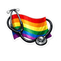 Ambulance Humour Vinyl Sticker - LGBT