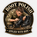 Humour Vinyl Sticker - Boot Polish