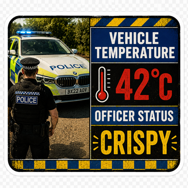 Humour Vinyl Sticker - Crispy