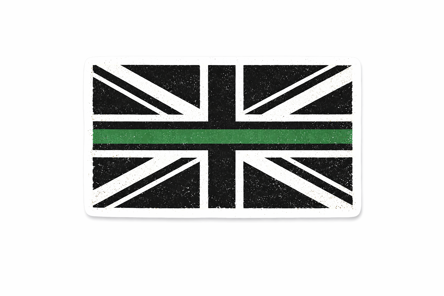 Ambulance Humour Vinyl Sticker - Thin Green Line
