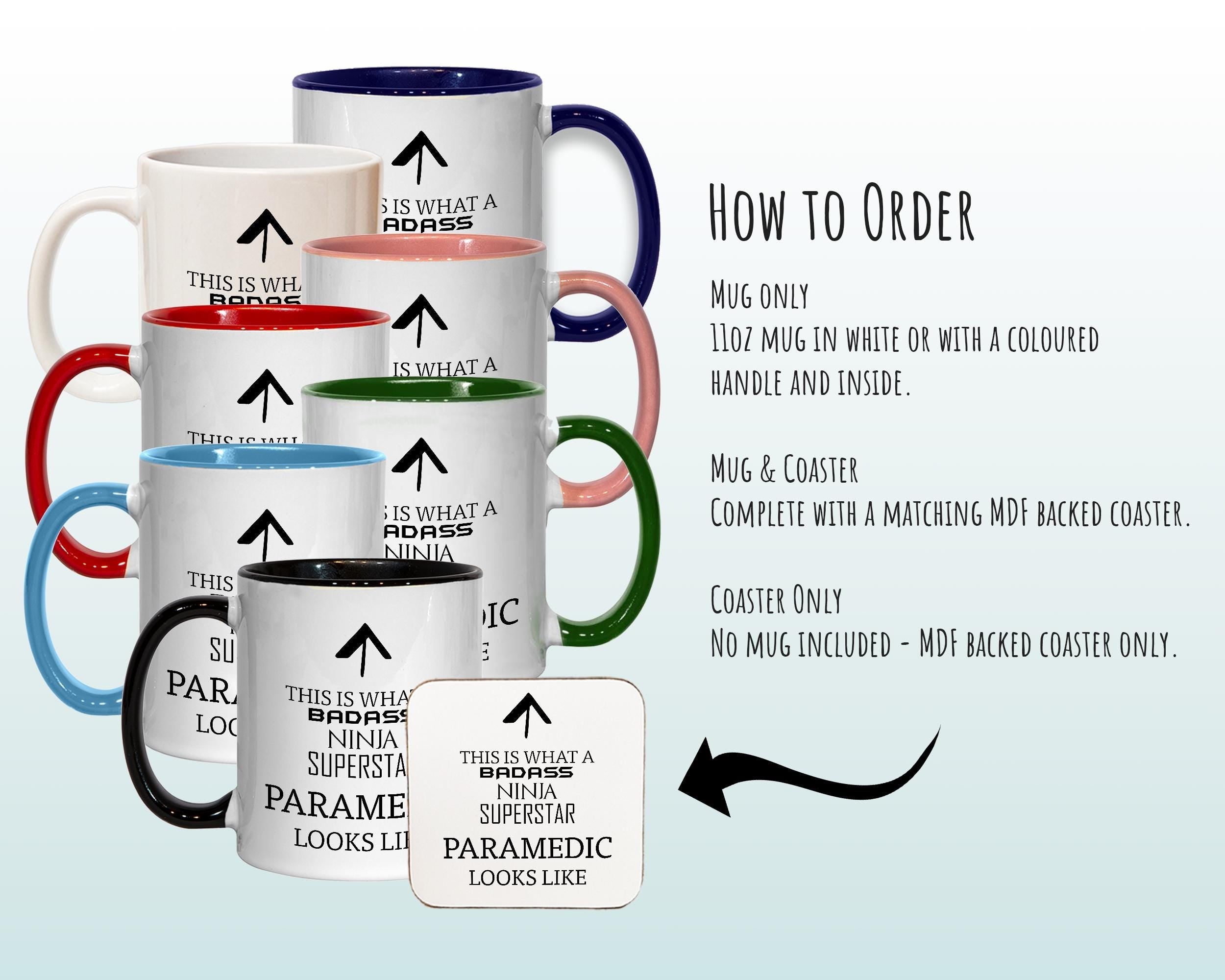 Badass Paramedic Mug: Funny Gift for Doctors, Medics - 11oz