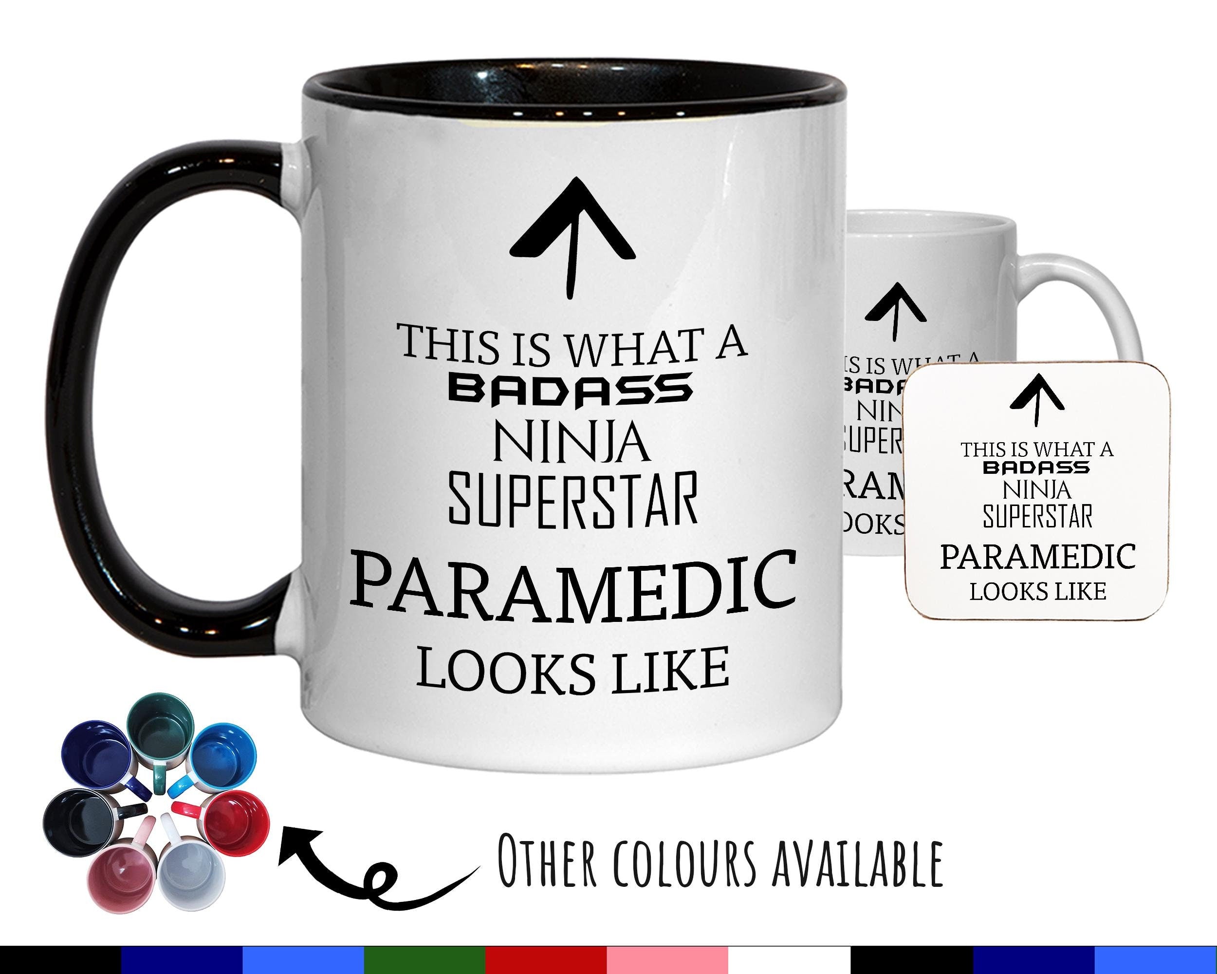 Badass Paramedic Mug: Funny Gift for Doctors, Medics - 11oz