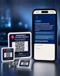 Paramind Medical Lifeline Key Safe QR Sticker