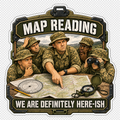 Humour Vinyl Sticker - Map Reading