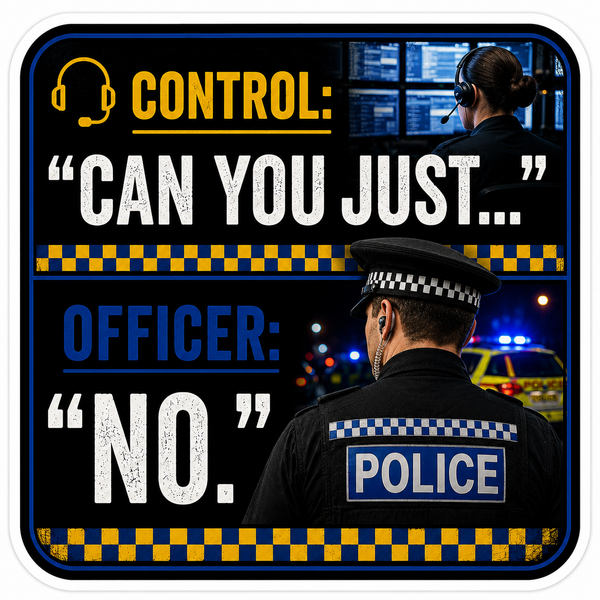 Humour Vinyl Sticker - Can you just...