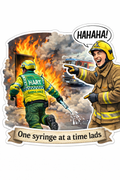 Ambulance Humour Vinyl Sticker - HART Fire!
