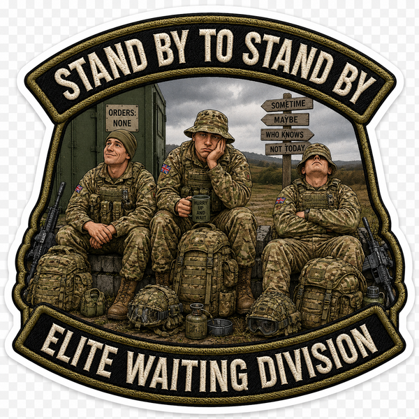 Humour Vinyl Sticker - Standby